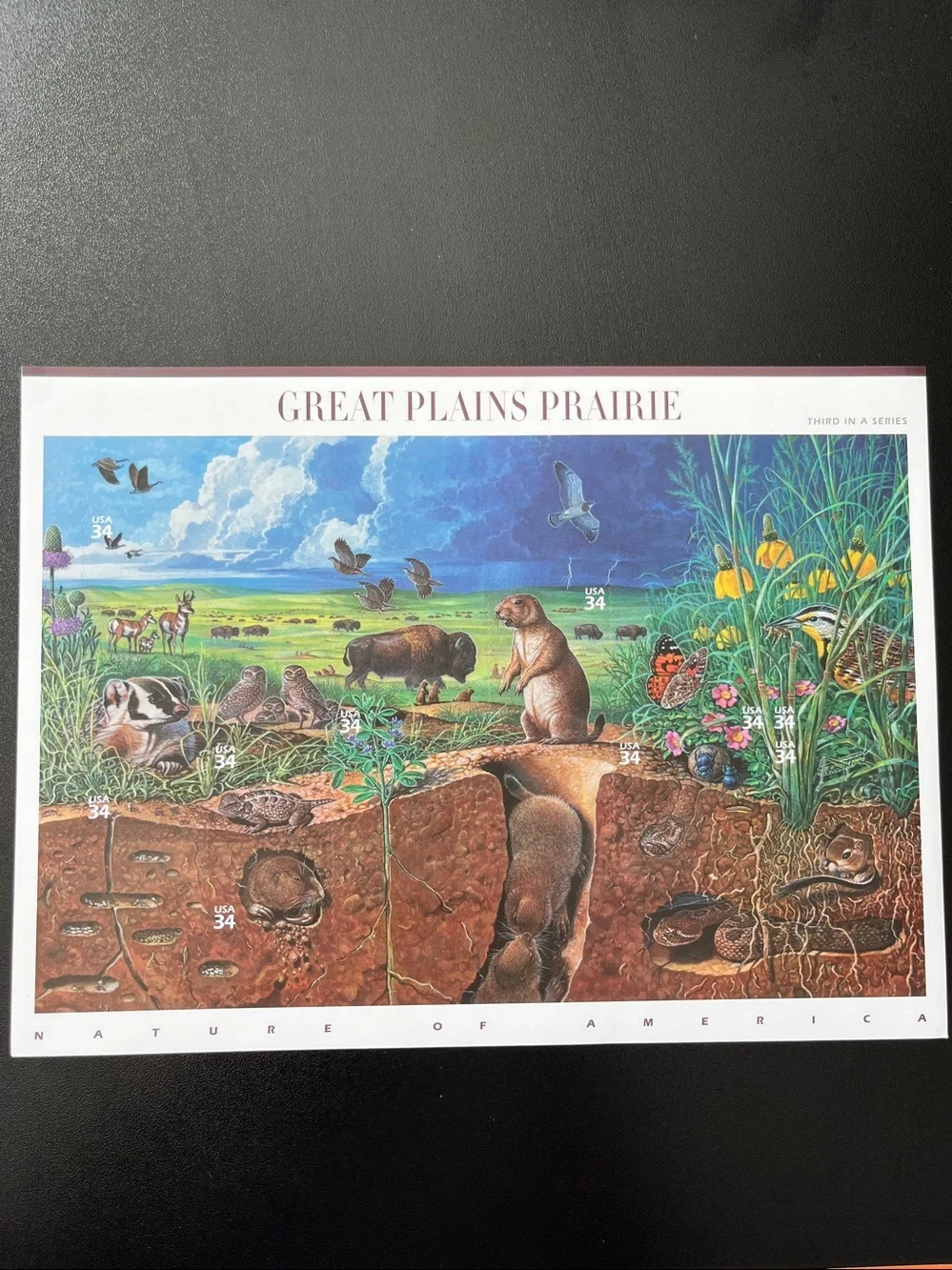Nature of America Series USPS Postage Stamps Sheets #1-3 Bundle, New.